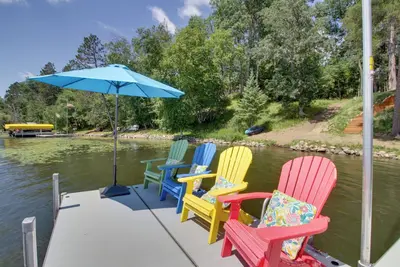 Image de Lakefront Nevis Cabin Escape w/ Hot Tub!