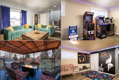 Image de ☆Lake Retreat ☆Hot Tub ☆Arcade ☆Playground ☆Gym ☆15 min to Dt Denver