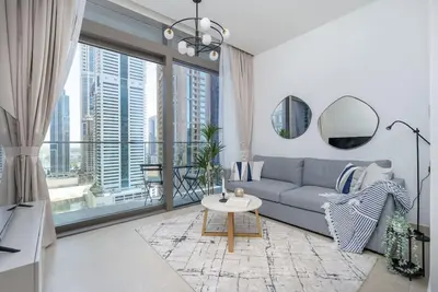 Image de 1607 - Marina Gate - 2 · Pool view with balcony Marina Gate/Beach-Jbr-Mall