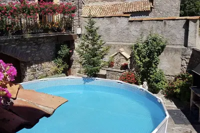 Image de Maison de vacances 'Teule 2' avec vue sur les montagnes, piscine partagée et Wi-Fi