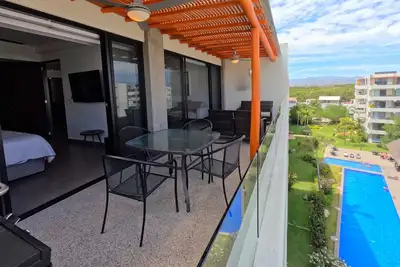Image de Amazing Penthouse in the heart of Nuevo Vallarta, 6 people, pool