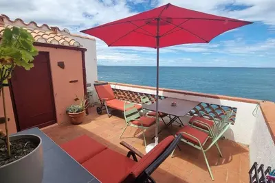 Image de Ancienne maison de pêcheur sur la roche, superbe vue mer, clim, WiFi et parking
