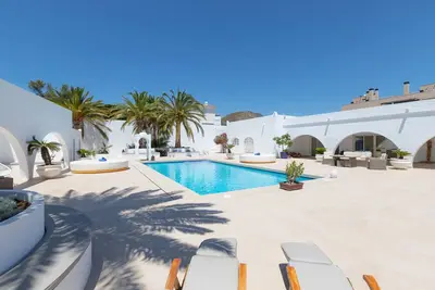 Image de Maison de vacances 'Pacifico' dans un riad spécial avec piscine d'eau salée, Wi-Fi et climatisation