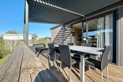 Image de Mobil-home tout confort 6 pers, 200m plage, piscine chauffée, 2 Sdb, Jullouville.