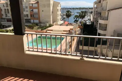Image de Cap d'Agde : T2 spacieux, parking, balcon, piscine, proche commerces et plage