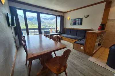 Spacieux appartement 10 pers. , skis aux pieds, balcon sud, Tignes Le Lac