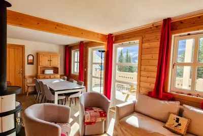 Image de Chalet confortable à Flaine avec poêle et Wifi