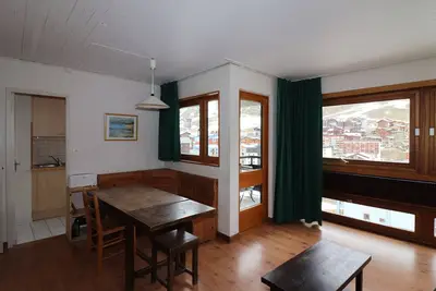 Image de Appartement 2 pièces, skis aux pieds, balcon sud-ouest, animaux acceptés