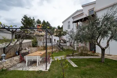 Image de Appartement de trois chambres avec la terrasse et la vue sur le mer Posedarje, Novigrad (A-21123-b)