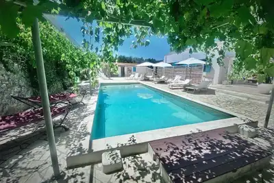 Spacious villa with private pool and parking 6 beds.