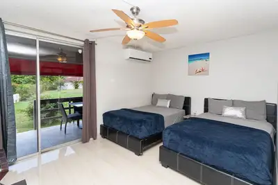Garden View Vacation Condo on Hip Strip Central Location