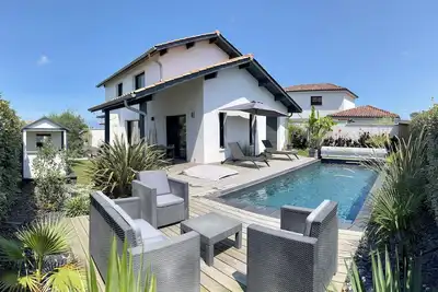 Image de Maison Tarnos avec piscine à 10 min des plages