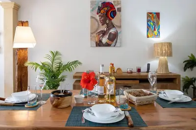 Image de Entre mer et lagon Appt 1ch 4p piscine Baie Nettlé