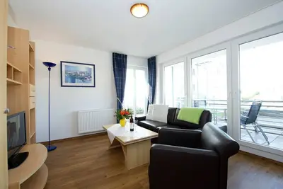 05 beautiful 2-room vacation apartment with balcony - apartment house with balcony in the