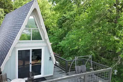 Image de Tiny AFrame, Fire Pit, Dogwood Canyon-15 min.