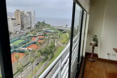 Ocean and city views in the heart of Miraflores.