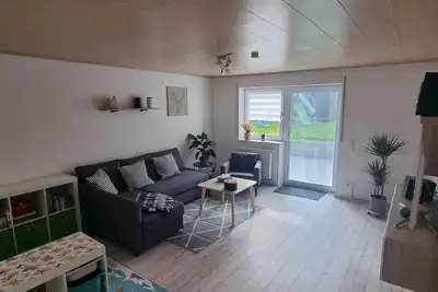 Image de Appartement \"Biosphärenblick\" avec terrasse privée, jardin partagé et Wi-Fi