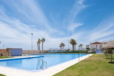 Image de Appartement 'Las Terrazas Primera LĂnea de Playa' avec vue sur la mer, Wi-Fi et climatisation