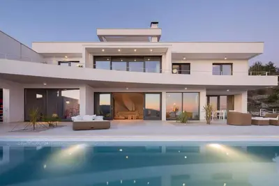 Image de Villa vue mer à Rabac avec sauna et piscine