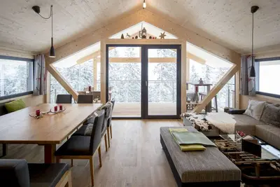 Image de Superior Chalet # 13 with sauna & bathtub inside