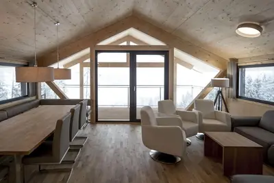 Image de Superior Chalet # 10 with sauna & bathtub inside