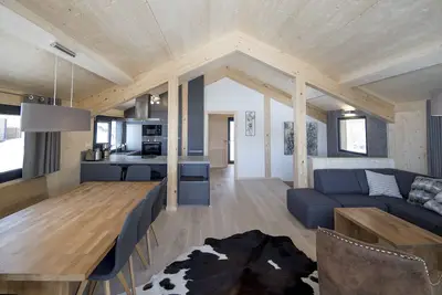 Superior Chalet # 12 with sauna & bathtub inside