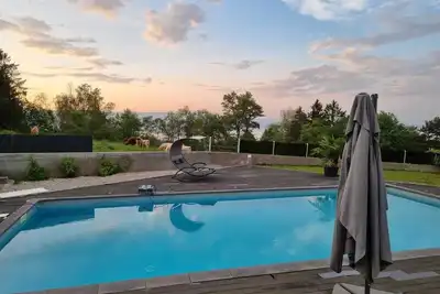 Image de Petite habitation, vue imprenable lac et montagne