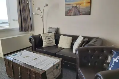 Image de Die 49 qm Ferienwohnung Windflüchter mit 2 Zimmern Befindet Sich Direkt am Kilom