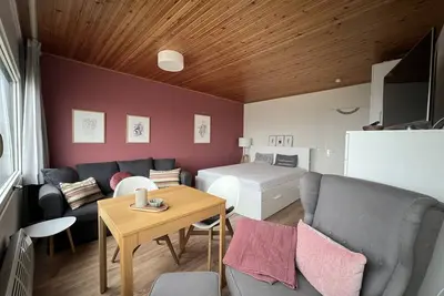 Image de 1-room vacation apartment \"Haven Stuuv\" on the south beach Burgtiefe with marina view