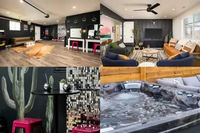 Image de Wild West Disco Haus! Sleeps 12, Hot Tub + Gym!