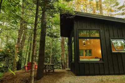 Image de Modern, luxurious cabin in the woods - 20