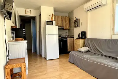 Image de Appartement Studio à Argelès-sur-Mer, 4 couchages, proche mer et commerces, piscines, climatisé