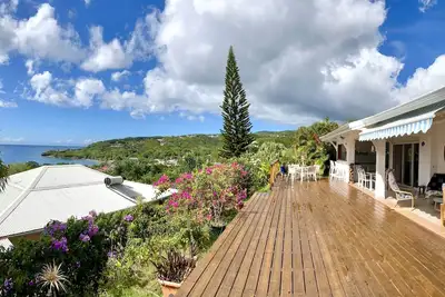 Image de Villa Tramontane. Vue mer, 2 ch, Ferry Deshaies.