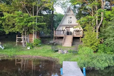 Image de A-Frame of Mind - Cozy, Pet-Friendly Waterfront Cottage in Muskoka