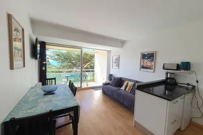 Image de Agréable appartement face à la mer avec parking privé