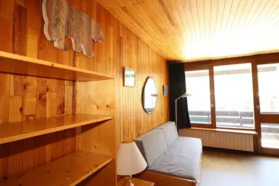 Image de Studio Confortable avec Balcon, Près des Pistes et Commerces