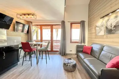 Image de Studio mezzanine 4 pers 3* avec WiFi, balcon, accès piscine