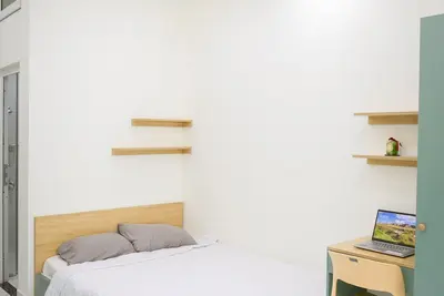 2/cozy, new and Colorful Studio With Balcony