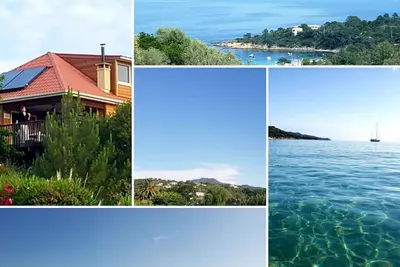 Image de villa plage Favone vue-mer plage nord PortoVec 4ou2chambres possibles-boulodrome