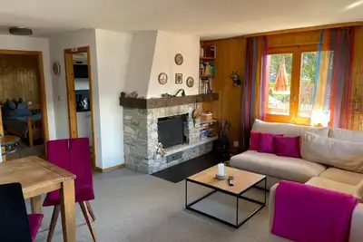 Image de Extérieur : Appartement pour 2 - 4 personnes qui se trouve au 1er étage avec terrasse (jardinet) et