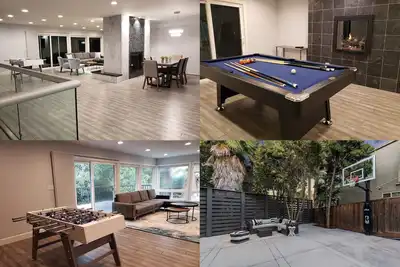 Image de Luxury 4BR4Ba Basketball Court, Hot Tub Spa, Foosball, Pool Table, Tesla Charger