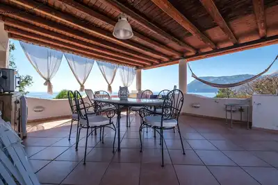 Image de Maison de vacances \"Jerà C18 Bis Vista Mare\" avec vue sur la mer, terrasses privées et Wi-Fi