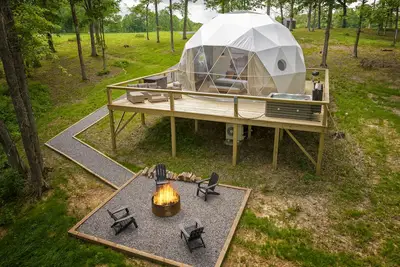 Image de Luxury Glamping Dome w/ Hot Tub & Views