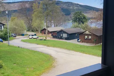 Image de ‘Bonnie Lodge’ stunning Loch & Mountain View’s from comfortable cabin