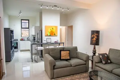 New large 2 bedroom suite. View, patio, pool, 5min walk to central plaza.