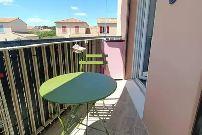 Image de Appartement climatisé à 400m de la Mer - Narbonne Plage 4sola5
