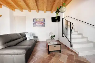 Image de Appartement de vacances \"Casale La Coccinella Lavanda\" avec jardin partagé, climatisation et Wi-Fi