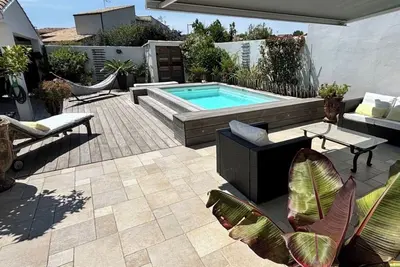 Image de Passez des vacances en famille à 2 pas de la plage, maison individuelle+ piscine