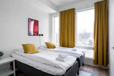 Image de Family Apartment, 2 Bedrooms, Sauna & Balcony