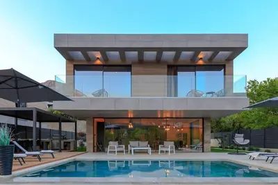 Luxury Villa Krk Baska I with heated pool, private parking, Wi-Fi, gym and sauna